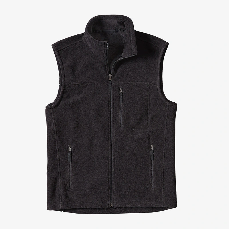 Mens Fleece Vest Outdoor Sleeveless Jacket Waistcoat Knitted Sleeveless Fleece Gilet