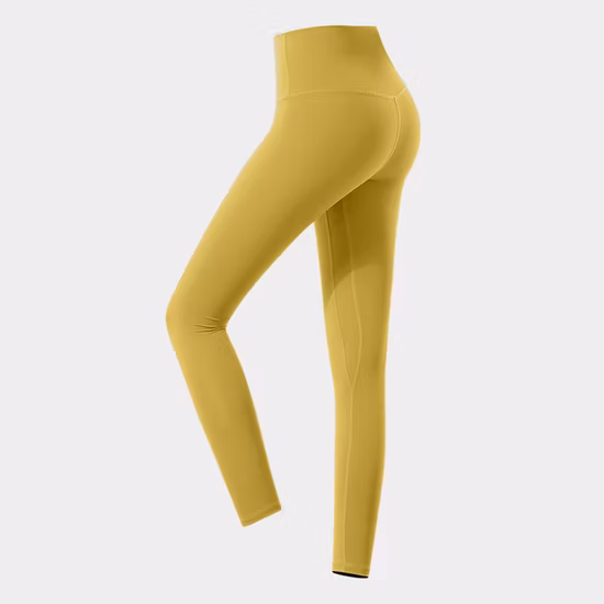 Leggings de treino esportivo de cintura alta personalizadas mulheres por atacado rápidas
