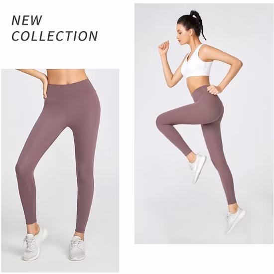 Amazon Hot Selling Solid Ins Style Fitness Wear Sutiã e Calça Sem Costura Yoga Wear Suit